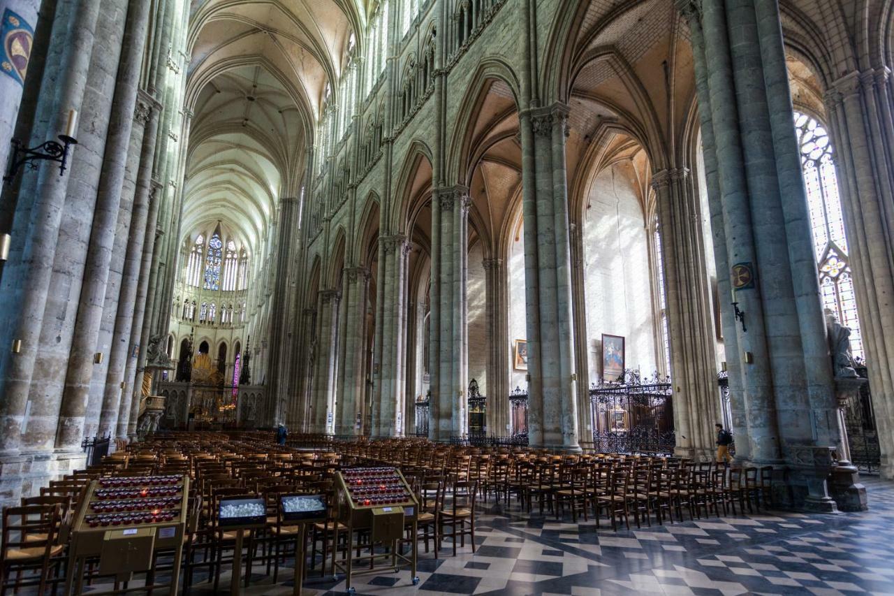 Le Quai Amienois - Nid Douillet Moderne Face A La Cathedrale Daire Amiens Dış mekan fotoğraf
